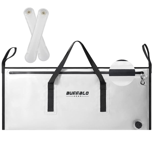 40x18" Insulated Fish Cooler Bag, Waterproof Zipper