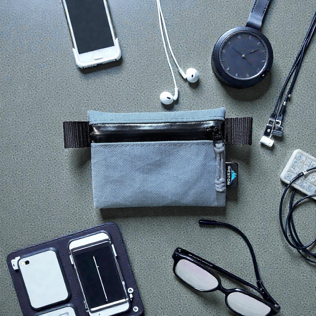 X-Pac Flat Pouch with RFID Lining – Ultralight Travel Wallet & Organizer
