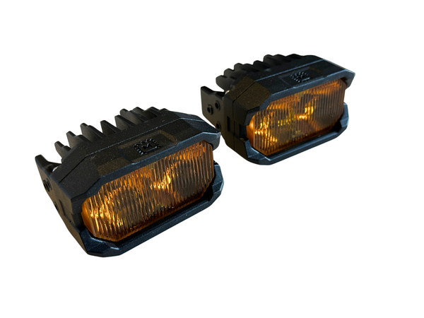 2Banger NCS LED Pods (SAE Wide / Yellow / Set)