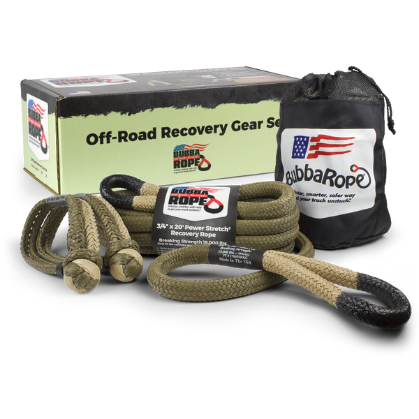 Off-Road Jeep Recovery Kit 3/4" dia (30 ft) Camo and Tan