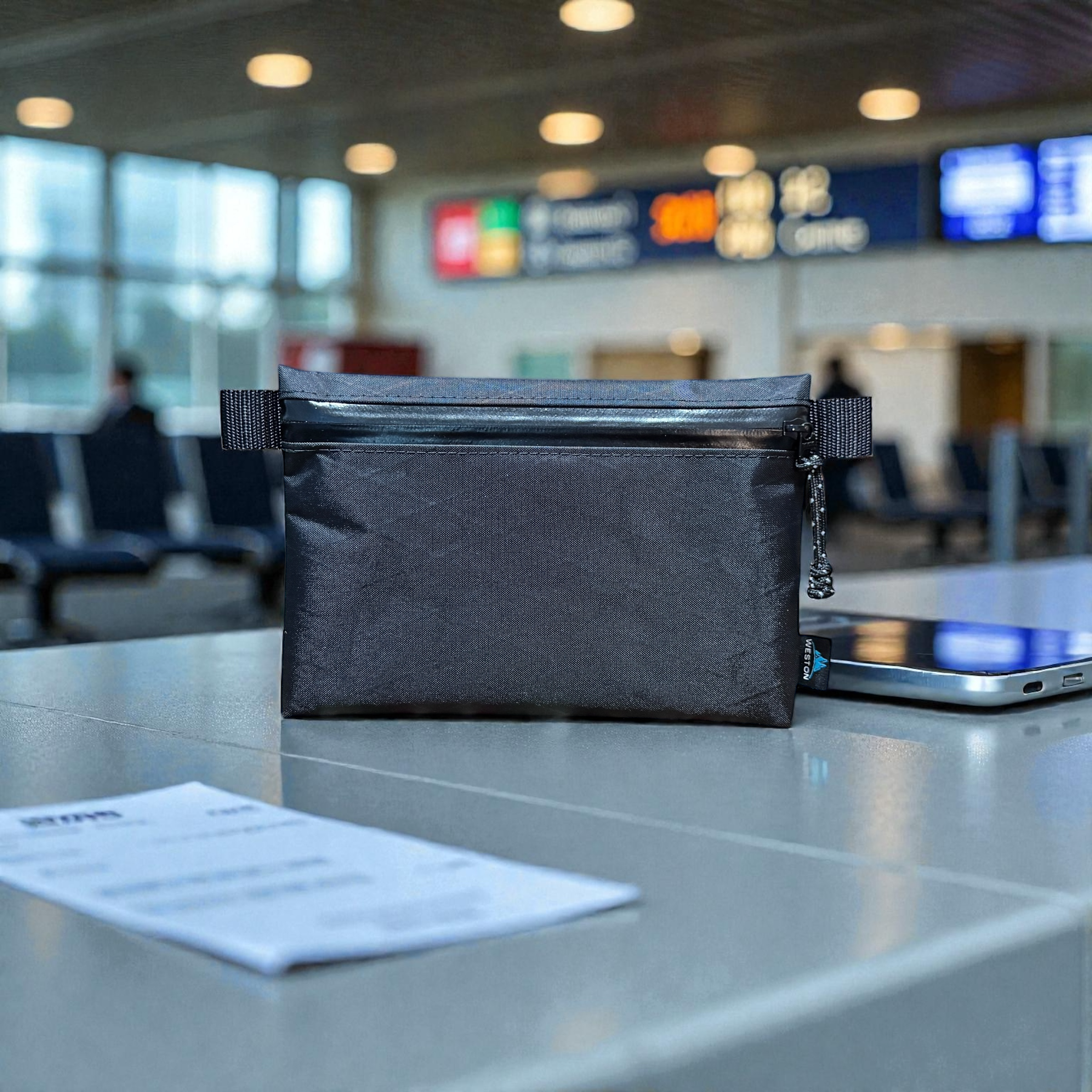 X-Pac Flat Pouch with RFID Lining – Ultralight Travel Wallet & Organizer