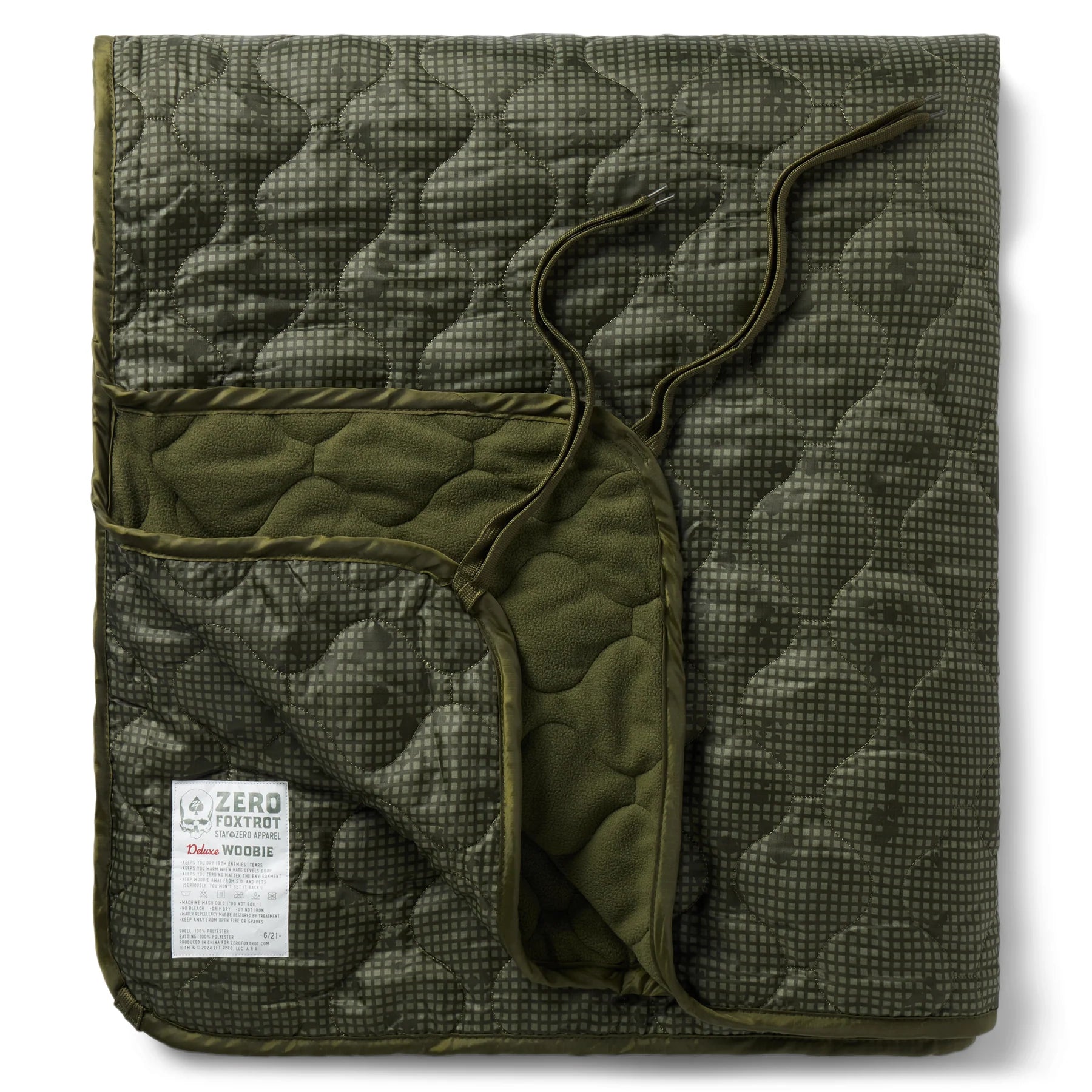 ZF Deluxe Fleece Lined Woobie Blanket
