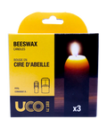 12-Hour Beeswax Candles 3-Pack