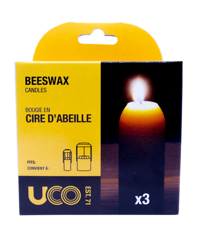 12-Hour Beeswax Candles, 3-Pack