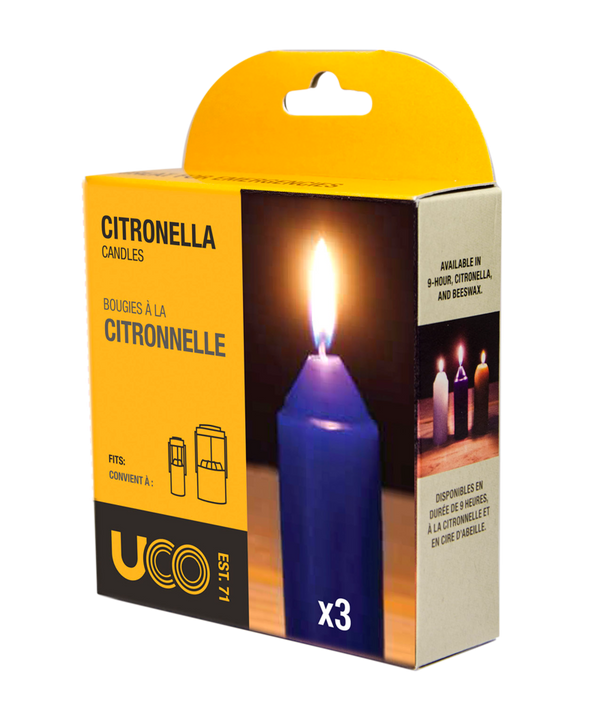9-Hour Citronella Candles, 3-Pack