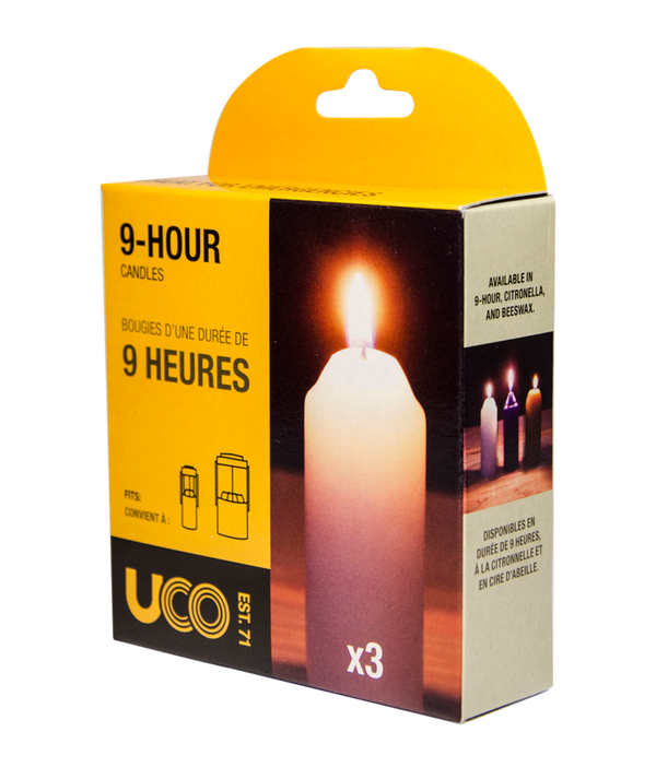 9-Hour Candles, 3-Pack