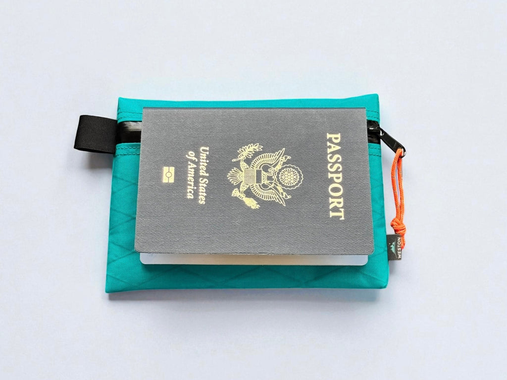 X-Pac Flat Pouch with RFID Lining – Ultralight Travel Wallet & Organizer
