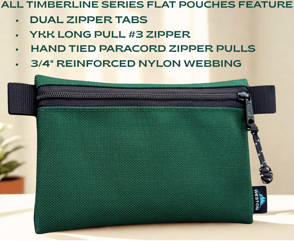 Timberline Series Large Zip Pouch – 1000D Cordura® Gear Organizer